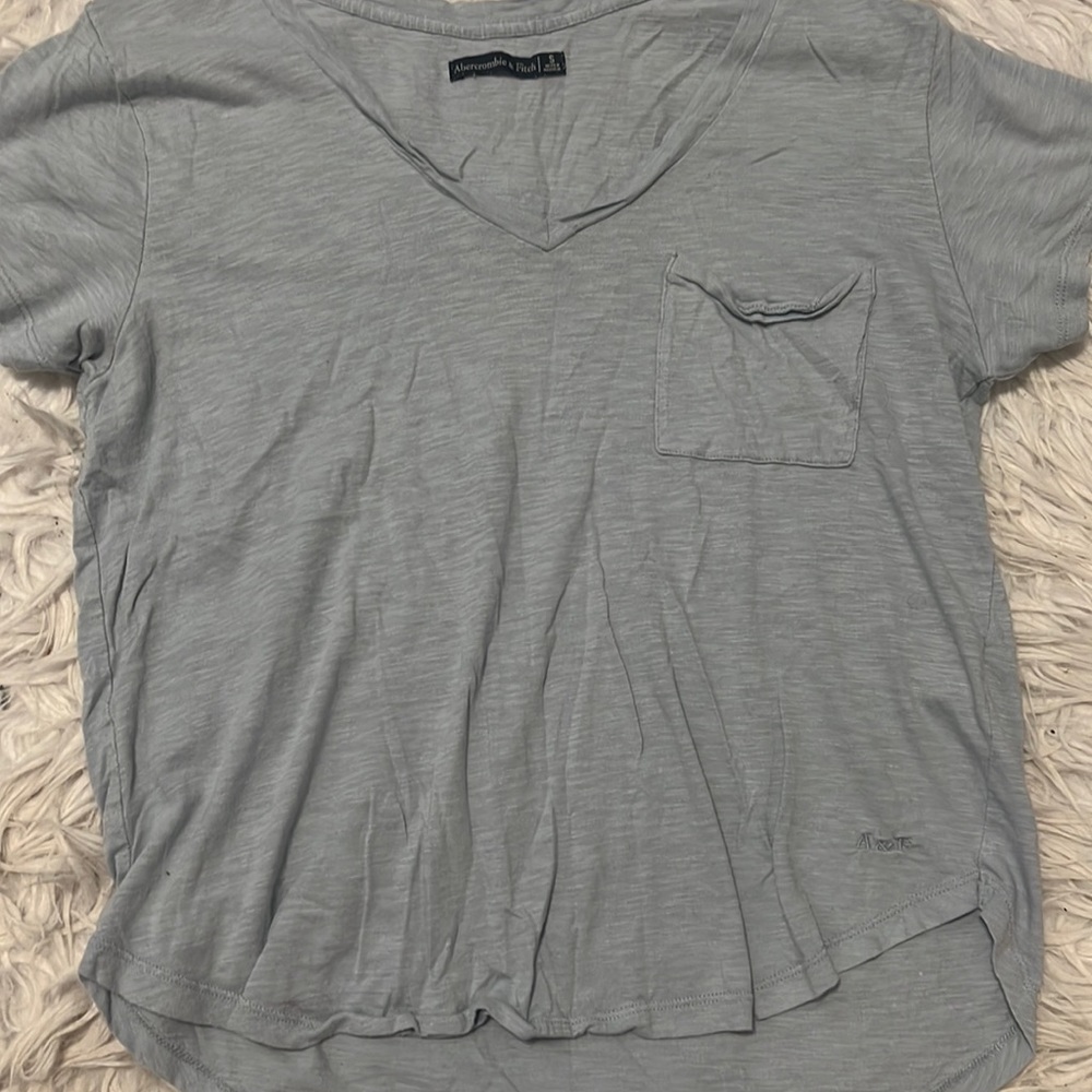 Abercrombie and fitch blue tshirt
